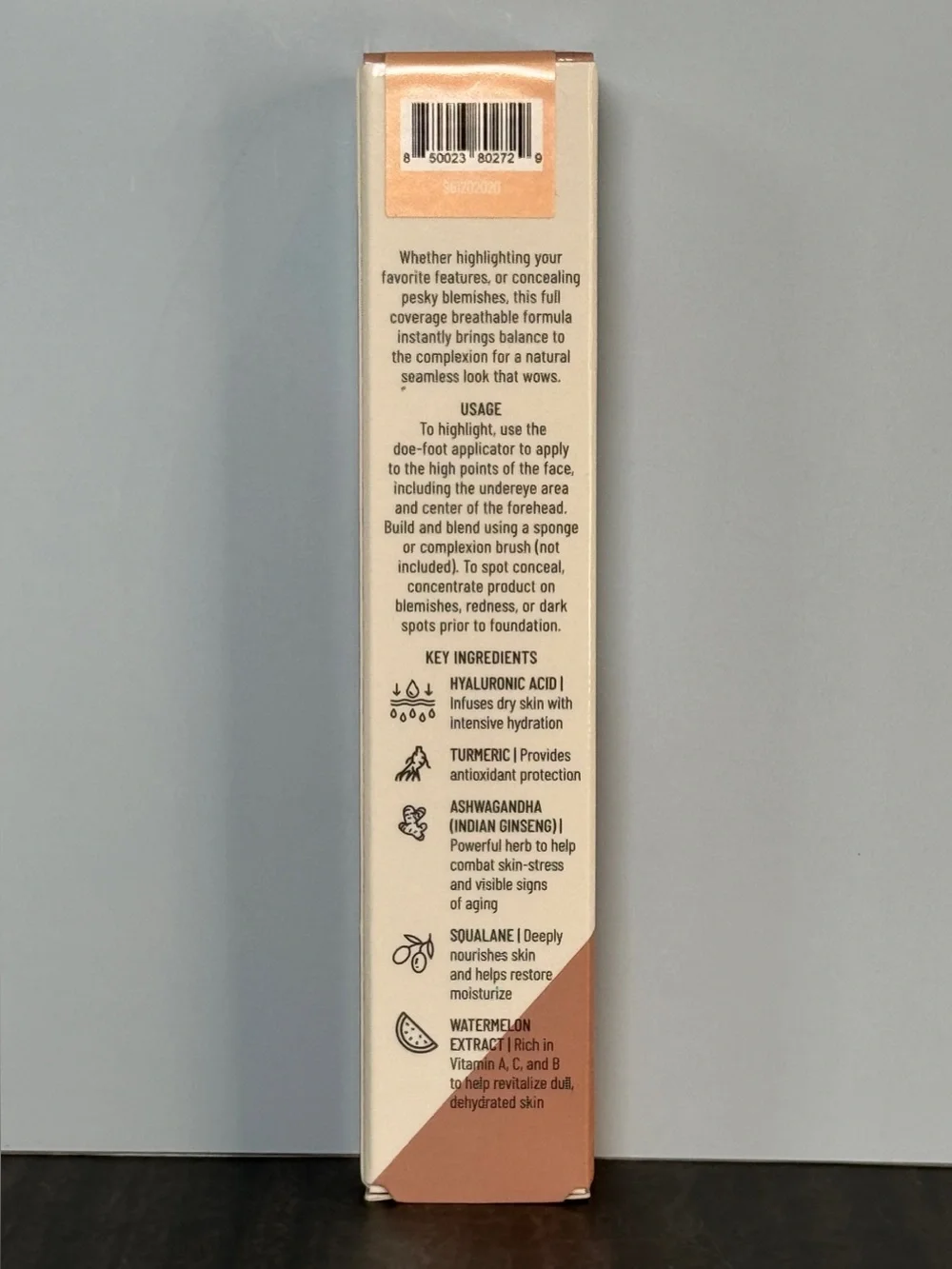 Lys Beauty Triple Fix Full Coverage Brightening Concealer (LN3) NIB
